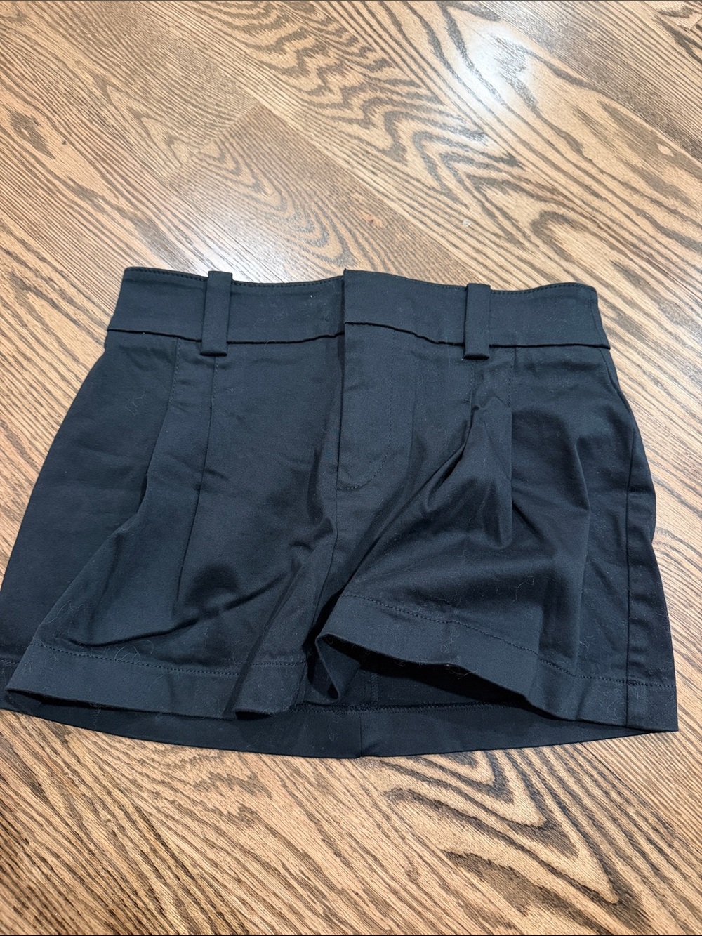 Aritzia Black Tailored Pleated skirt